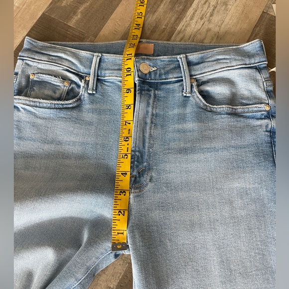 Mother The Insider Crop Step Fray Jeans NWT 30 - Picture 11 of 15